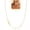 Gold-15.7inch, variant on Women’s Alloy Electroplated Chain Necklace, 1.1mm Thin Cable & Cuban Link Chain, 15.7/17.7 Inches, DIY Pendant Ready (Pendant Not Included), Sturdy Fashion Jewelry