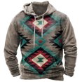 thumbnail image 3 of Sudadera con capucha con estampado gráfico vintage para hombre, jersey con estampado tradicional indio, sudaderas con capucha informales de gran tamaño, ropa para hombre, ropa unisex, 3 of 5