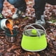 thumbnail image 3 of Olla plegable de silicona para cocina, estufa de Gas de seguridad, cocina, Camping Verde shamjiam Hervidor plegable, 3 of 9