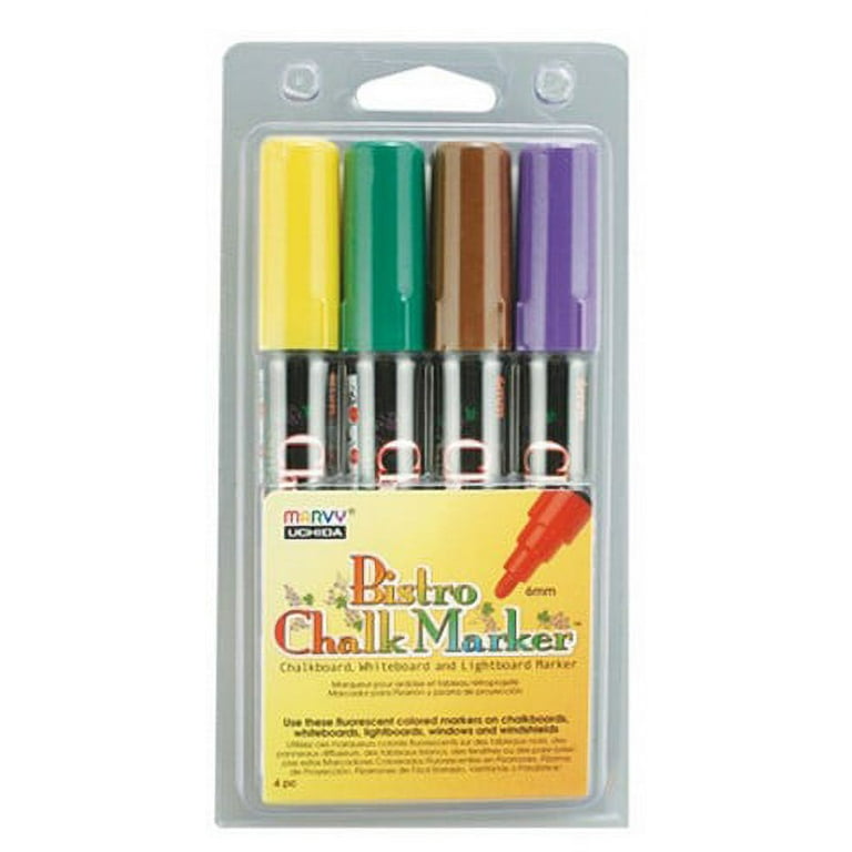 Liquid Chalkboard Window Chalk Markers -12 Pack Erasable Pens Great for  Chalkboards & Glass - Non Toxic Safe & Easy to Use Washable Marker Neon  Bright Vibrant Colors Pen for Kids and Adult