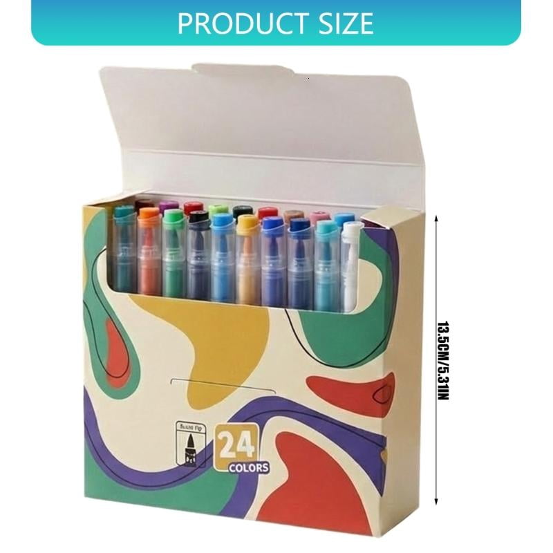 CEORPER Artist Acrylic Markers With Quick Dry Formulas Ergonomic Barrels For Drawing