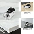 thumbnail image 3 of SKISUNO 2Pcs Heavy Duty Threaded Casters Floor Jack Replacement for Time Saving and Easy Positioning, 3 of 7