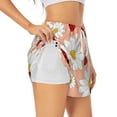 thumbnail image 5 of Rocae Daisy and Ladybug for Women's Athletic Shorts Quick Dry Workout Hiking Shorts With Pockets for Running, Yoga, Gym, Sports XX-Large, 5 of 9