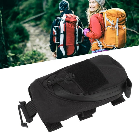 Strap Pack Clip On Pouch EDC Tools Sundries Accessory Bag Backpack Shoulder Strap Pocket Backpack Attachment for Hikers, Travelers, Students, and Commuters[A]