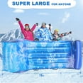 thumbnail image 5 of Snow Tube, 70'' Giant Snow Tube for Kids Adults with 4 Reinforced Handles, Inflatable Snow Sled with Pull Rope for Winter Sledding Snow Riders for Outdoor Downhill Toddlers Boys Girls Snow Toys, 5 of 6