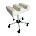thumbnail image 1 of Yinanstore Tabouret de Manucure Repose-Pieds Pédicure Portable Robuste Multifonction avec Roulettes Hauteur Réglable pour Usage Bureau Commercial Blanc, 1 of 8