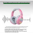 thumbnail image 4 of Wireless Bluetooth Gaming Headset with Detachable Noise Canceling Microphone for PC PS4 PS5, 2.4G Wireless RGB Light Headphones for Laptop Computer, 4 of 4