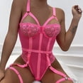 thumbnail image 3 of Disfraces eróticos para mujer ropa interior Porno sin mangas de Color sólido ropa de dormitorio femenina, 3 of 6