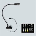 thumbnail image 1 of Littlite LIT-IS3-LED-3 Lampset 12 in. Top Mount Gooseneck Console Light Bottom Mount Cordset Mounting Kit with Power Supply, 1 of 1