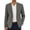 Medium Grey, variant on COOFANDY Men Linen Cotton Sport Coats Casual Blazer Dress Formal Jacket Lightweight Blazer Slim Fit Suit Jacket