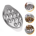 thumbnail image 3 of Shisuyan Snail Dish Tray Snail Plate Stainless Steel 3Pack, 3 of 8