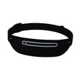 thumbnail image 1 of DYNWAVECA Ceinture de Course Sac Banane Support de Téléphone Léger Pochette de Jogging Polyvalente pour Escalade Randonnée Camping Sports Noir, 1 of 9