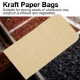 thumbnail image 3 of 100pcs Kraft Paper Bags Corns Wheat Rice Seeds Packaging Storage Bag Envelop Style 6x11cm, 3 of 7