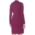 thumbnail image 4 of SAY WHAT? $59 Womens New 1131 Purple Cut Out  Faux Wrap Dress 3X Plus B+B, 4 of 4