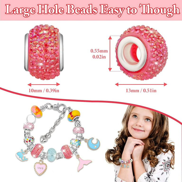 Making Large Hole Beads Glass Beads Spacer Bulk Beads