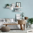 thumbnail image 6 of Floating Shelves, Set of 3 Wall Shelves (Multiple Sizes & Colors) by Icona Bay, 6 of 7