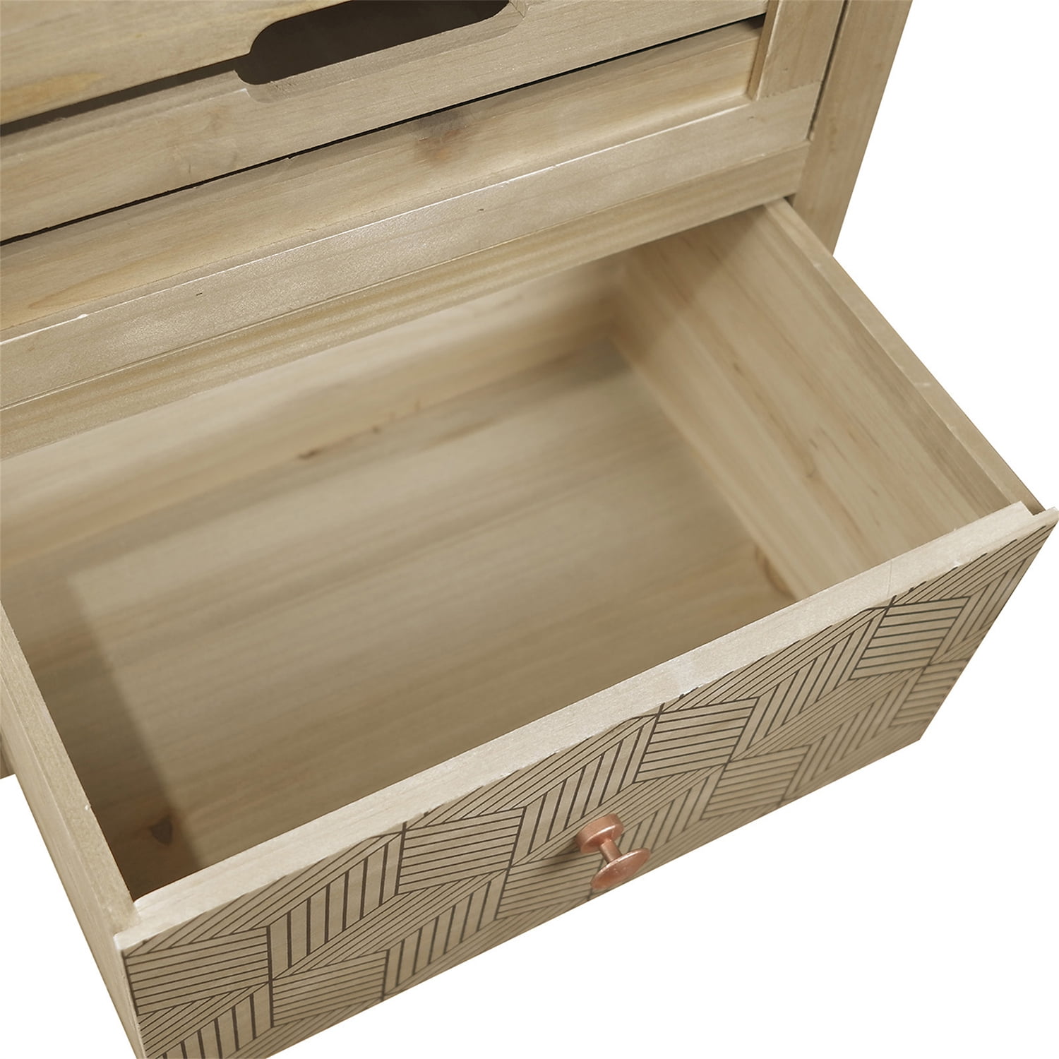 Kadyn Wooden Nightstand with Two Drawer, Modern Style Bedside Table, Storage Dresser End Table for Bedroom or Office, Natural Kadyn Wooden Nightstand with Two Drawer, Modern Style Bedside Table, Storage Dresser End Table for Bedroom or Office, Natural