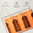 thumbnail image 6 of Elephant Stock Classic Moroccan Arches Wall Art - Horizontal Multi Panel Canvas - Living Room Wall Decor - Architecture Multi Panel - Orange And Brown Decor - 57" x 36", 6 of 8