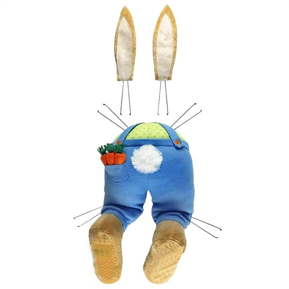 kjfeif Clearance Easter Bunny Butt Wreath Kit Bunny Butt Easter Wreath Easter Decorations Attachment Easter Door Spring Door Hanging Welcome Sign Wreath for Farmhouse Spring Festivals Decor
