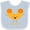 Blue and White, variant on Inktastic Cute Kawaii Macaroni Boys or Girls Baby Bib