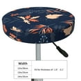 thumbnail image 4 of Naloa Autumn Leaves With Blue Round Bar Stool Cushion Cover 12-14 inch, Fits Kitchen, Office, Restaurant Chairs - 13 inch, 4 of 7