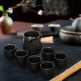 thumbnail image 6 of Esquirla 500ml Ceramic Teapot with Anti Scald Handle Japanese Clay Tea Pot with Tea Filter for Home Picnic Hiking Restaurant Tea House with 6 cup, 6 of 8