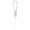 White, variant on Portable Keychain USB C Charger Cable Short 60W Super Fast Charging Cord Type C Short Charging Cable for Laptops, Tablets, and Phones