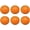 Orange 6 PCS foam baseballs, variant on Foam Baseballs Softballs Practice Training Ball for Beginners Hand Exercise Squeeze Ball for Safe Throwing Catching and Batting Practice