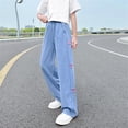 thumbnail image 5 of RUTAYY Toddler Girls Stretch Comfortable Denim Pants For Casual And Active Wear With Soft Fabric And Durable Design For School And Outdoor Adventures Trouser Cute Pants, 5 of 9