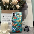 thumbnail image 7 of Case for iPhone 16 Plus, Shockproof TPU Bumper Drop Protection Hybrid 2-Layer Hard Cover Case for iPhone 16 Plus-Diamond Butterfly, 7 of 7