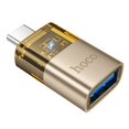 thumbnail image 1 of UA36B Type C OTG Pportable adapter for Type-C male to USB-A female OTG Adapter supports OTG function for all phones, supports fast charging Type C OTG Adapter - Gold, 1 of 5