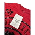 thumbnail image 3 of American Fighter Men's T-Shirt Dip Dye Puff Print Freemont Tee (Medium, Red), 3 of 3