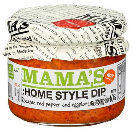 Mama's Dip Homestyle Hot Ajvar 10 oz (Pack of 6)