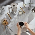 thumbnail image 3 of Cafetera Prensa Francesa de Acero Inoxidable de Doble Pared, 750ml Cafetera y Tetera Cafetera de &Eacute;mbolo con 2 Filtros, 1 Cucharas y 1 Cepillo de Esponja para Hacer Caf&eacute; y T&e, 3 of 6