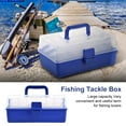 thumbnail image 1 of Sonew 3 Layers Plastic Fishing Tackle Accessory Storage Holer Box for Lures Hooks , Carp Fishing Tackle Box,Fishing Tackle Box, 1 of 7