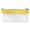 Yellow, variant on Clear Pencil Pouch,7.8"x4" Pencil Case,Durable Waterproof TPU Material,Frosted Transparent Pencil Bags with Smooth Zipper Storage Bag for Stationery,Makeup,Travel,Office Supplies(Light Blue)