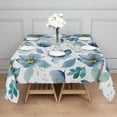 thumbnail image 3 of Pioneer Flower Floral Print Pattern Square Tablecloth,Waterproof Square Table Cover,Wipeable Spillproof Washable Table Cover for Home Kitchen Party Decor 42"X42"(107x107cm), 3 of 6