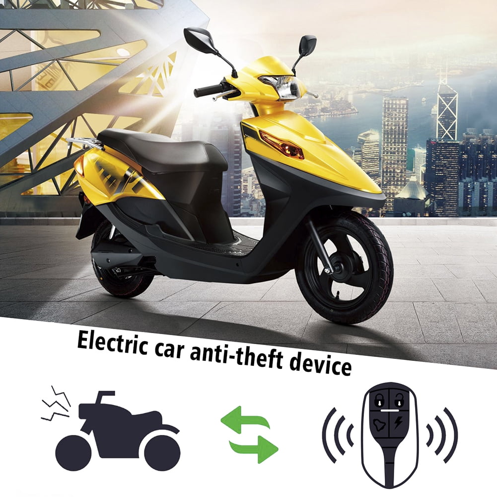 Electric scooter with a combination lock. Anti-theft protection 3259126  Stock Photo at Vecteezy