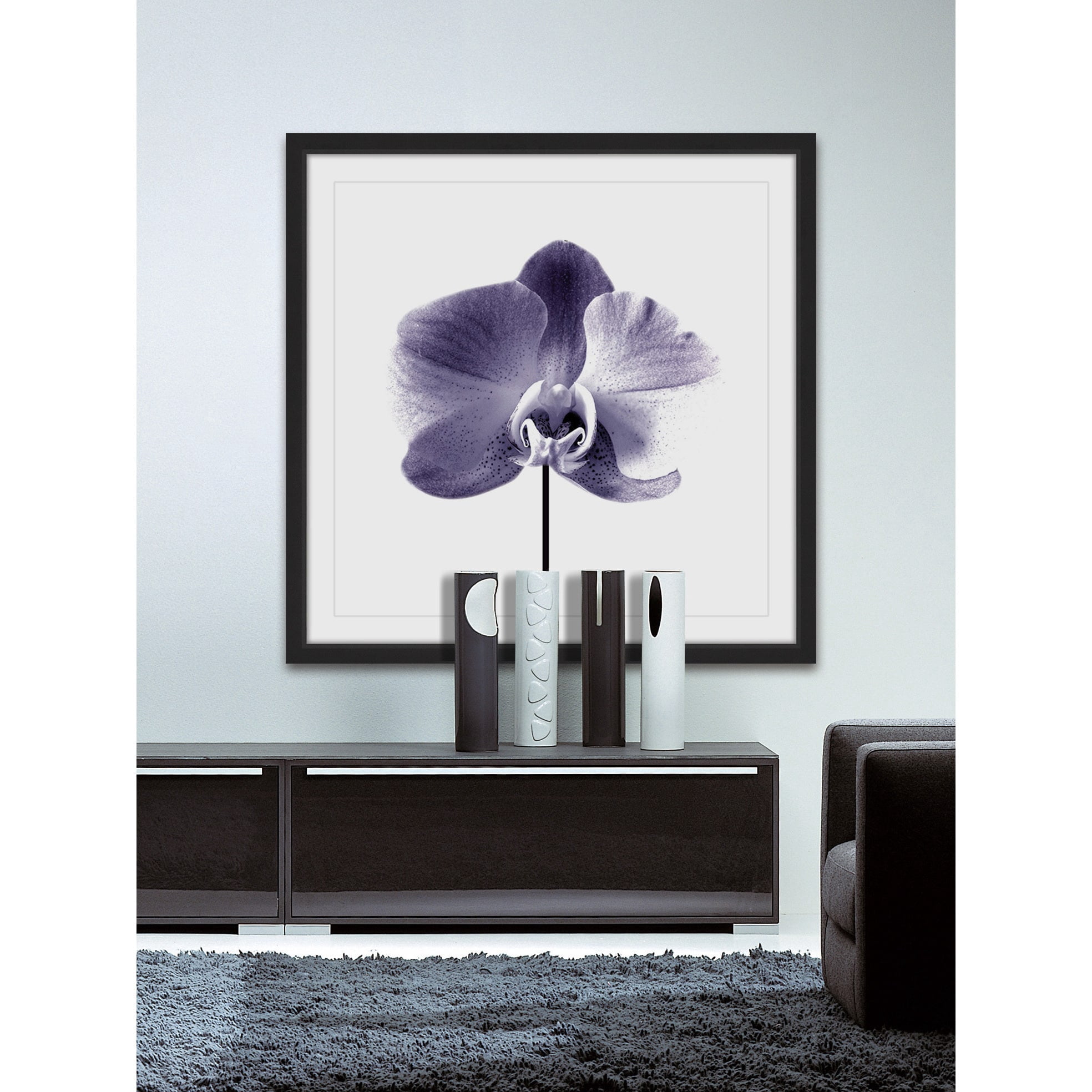 Marmont Hill "Smiling Iris" by Katarina Snygg Framed Painting Print