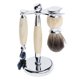 thumbnail image 3 of Set de afeitado para hombre: soporte de afeitado + brocha de afeitar + maquinilla de afeitar para el hogar, im Beige Colcomx Soporte para cepillo de afeitar, 3 of 8