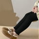 thumbnail image 3 of Odeerbi 3-8 Años Niñas Mallas de Punto de Canalé Pantalones Elásticos de Invierno Pantys Cálidos Pantalones Calcetines, 3 of 7