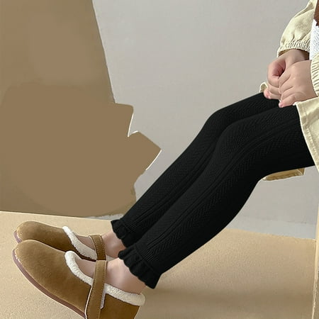 BLTIBY 3-8 Years Girls Toddler Baby Leggings Basic Ribbed Tights Kids Little Girls Dress Bottom Pants Solid Colour Ruffled Winter Elastic Warm Trousers Black XL BLTIBY 3-8 Years Girls Toddler Baby Leggings Basic Ribbed Tights Kids Little Girls Dress Bottom Pants Solid Colour Ruffled Winter Elastic Warm Trousers Black XL