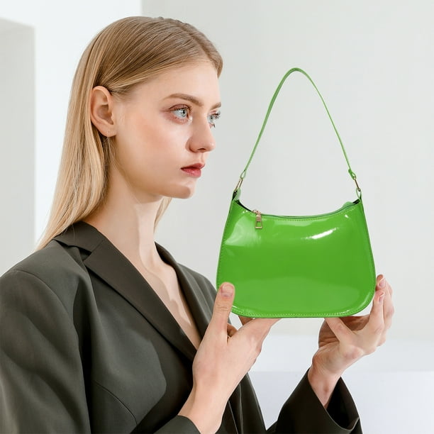 Bolso de hombro para mujer | Bolso de mano informal y bandolera para uso diario | Bolso tote con correa ajustable para el trabajo, viajes y compras