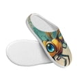 thumbnail image 3 of Lsque Cartoon Dragonfly Art Pattern Womens Comfort Cotton on Scuff With Memory Foam and Anti-skid Sole Slipper-37/38, 3 of 7