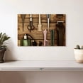 thumbnail image 2 of Elephant Stock Barber Hairdressing Tools Wall Art - Horizontal Canvas Wall Art - Living Room Wall Decor - Fashion And Beauty Canvas - Brown And Green Decor - 12" x 8", 2 of 8