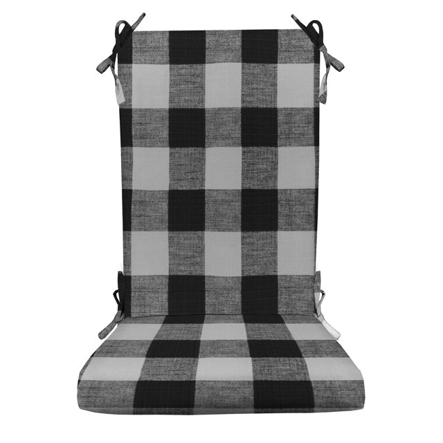 RSH Décor Indoor Outdoor Foam Rocker Rocking Chair Pad Cushions, Large