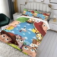 thumbnail image 3 of Toy Story Themed Bed Sheet Set Three Piece Set 53x79 Inches Comfortable And Skin Friendly Unique Design Creating A Star Studded Night, 3 of 6
