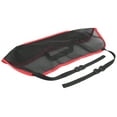 thumbnail image 3 of Red universal para coche, bolsillo para guardar cosas entre asientos, bolsa de malla, barrera para mascotas, accesorios para el interior del coche, color negro con borde rojo., 3 of 14