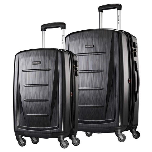 Luggage Samsonite Winfield 2 Hardside, juego de 2 piezas, antracita cepillada