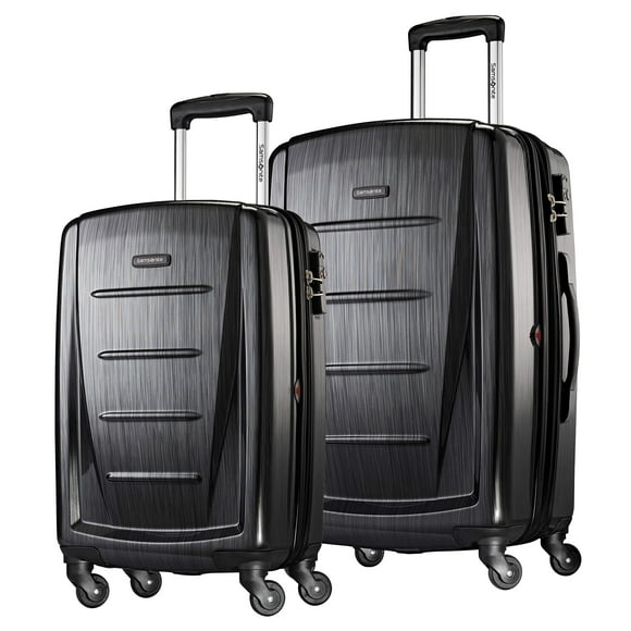 Luggage Samsonite Winfield 2 Hardside, juego de 2 piezas, antracita cepillada
